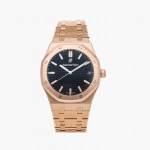 Royal Oak Jumbo 2014 Royal Oak Blue 41mm 18K Rose Gold