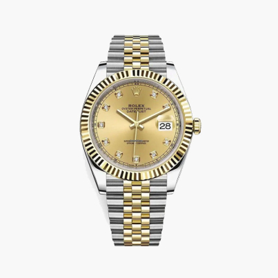 Rolex-Datejust-41-NEW-2023-Two-Tone-Yellow-Gold-Champagne-Diamond-Dial