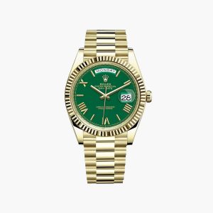 Day-Date 40 228238 Green Dial Yellow Gold New Model