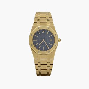 Royal Oak 56175BA Vintage Yellow Gold Dark Grey Dial